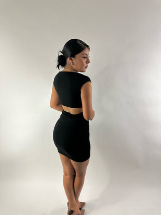 Jenny Black Mini Dress