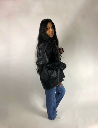 Jackie Black Leather Jacket